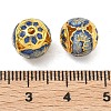 Alloy Enamel Beads ENAM-B037-06G-01-3