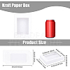 Rectangle Foldable Creative Cardboard Box CON-WH0086-18-2