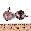 Natural Rhodonite Pendants G-T143-49F-3