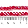 Baking Electroplate Glass Beads Strands DGLA-A039-J6MM-B21-4