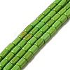 Synthetic Turquoise Beads Strands TURQ-G120-4x6mm-08-1