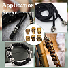 30Pcs 6 Styles Tibetan Style Alloy European Beads MPDL-PH0001-18AG-5