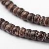 Natural Coconut Rondelle Bead Strands X-COCB-O001-13-2
