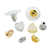 142Pcs 8 Style Brass & Silicone Earring Nuts KK-YW0001-43-3