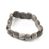 Natural Mexican Agate Beaded Stretch Bracelets BJEW-D036-01-4