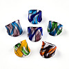 Handmade Lampwork Wide Band Rings RJEW-Q150-M02-B-3