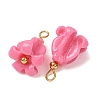 Dyed Synthetic Coral Pendants GG-CBAC295-01G-02-3