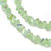Electroplate Transparent Glass Beads Strands EGLA-P061-04C-AB19-2