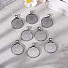 Tibetan Style Alloy Pendant Cabochon Settings LS-TIBE-R295-055B-LF-5