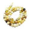Natural Yellow Opal Beads Strands G-K245-A07-B03-2