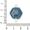 Faceted Natural Apatite Carved Links G-T146-01G-07-3