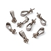 Tarnish Resistant 201 Stainless Steel Peg Bails Pendants X-STAS-E031-1-5