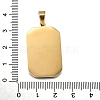 Tarot 304 Stainless Steel Enamel Pendants STAS-M119-09I-G-2