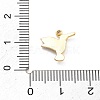 304 Stainless Steel Pendants STAS-R155-043G-02-3