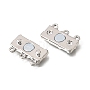 2-Strands Brass Magnetic Clasps KK-CBA9C94-01B-P-2