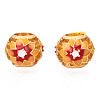Alloy Enamel European Beads KK-N238-068B-3