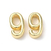 Brass Slide Charms KK-L253-15G-09-1