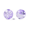 Transparent Crackle Acrylic Beads CACR-N002-19B-1