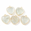 Natural Green Fluorite Pendants G-C005-01G-19-1