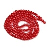 ABS Plastic Imitation Pearl Round Beads MACR-S789-8mm-14-5
