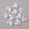 Fishtail Shape Transparent Acrylic Pendants TACR-TAC0007-01A-2