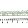 Transparent Crackle Glass Beads Strands GLAA-D025-01C-4