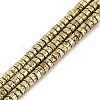 Electroplated Synthetic Non-Magnetic Hematite Beads Strands X-G-U003-16A-1