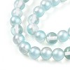 Baking Paint Transparent Glass Beads X1-DGLA-N011-8mm-05-3
