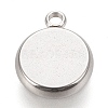 Tarnish Resistant 304 Stainless Steel Pendant Cabochon Settings X-STAS-K202-03C-P-2