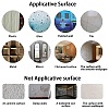 Acrylic Self Adhesive Furniture Films DIY-WH0225-85-4