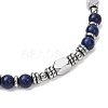 Adjustable 304 Stainless Steel Gemstone Beaded Bracelets FS-WG23DE2-14-3