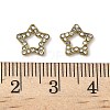 304 Stainless Steel Rhinestone Cabochons STAS-A057-04G-E02-3