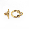 Tibetan Style Alloy Toggle Clasps X-GLF1009Y-NF-1