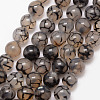 Natural Dragon Veins Agate Bead Strands X-G-K166-14-10mm-01-1