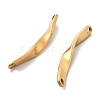 Ion Plating(IP) 202 Stainless Steel Connector Charms STAS-R138-01G-2