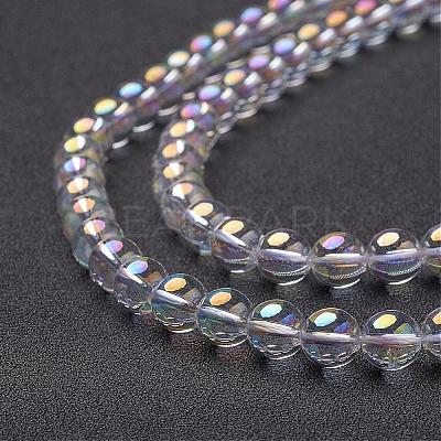 Natural Gemstone Beads Strands GSR8mmA187-1