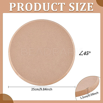 Round Pottery Tools Ceramic Plate Forming Mold DIY-WH0056-07C-1