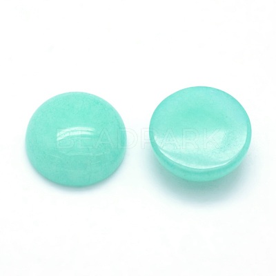 Natural Dyed Jade Cabochons X-G-P393-R30-12mm-1