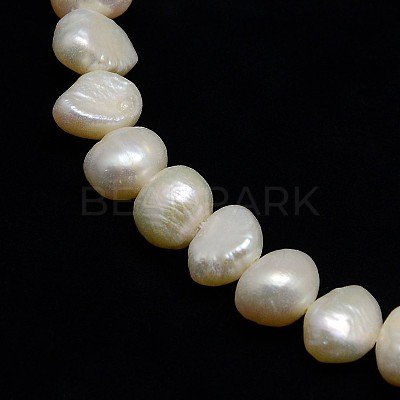 Natural Cultured Freshwater Pearl Beads Strands PEAR-L001-C-01-1
