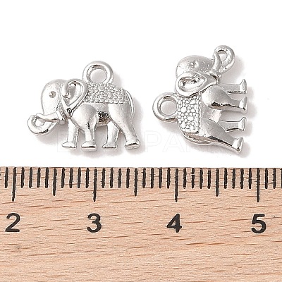 Vintage Elephant Charms PALLOY-ZN-47017-N-FF-1