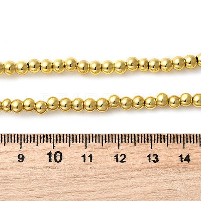 Electroplate Glass Beads Strands EGLA-F166-01A-G-1