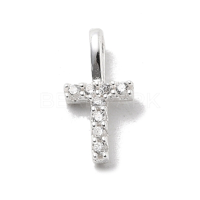 925 Sterling Silver with Cubic Zirconia Charms STER-Q004-01T-S-1
