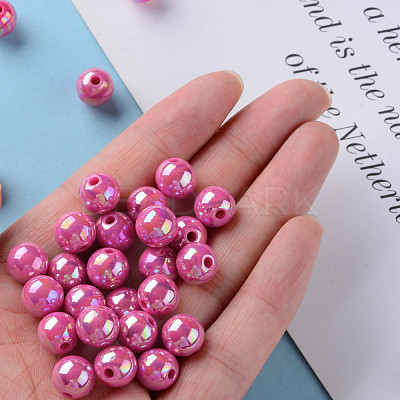 Opaque Acrylic Beads MACR-S370-D10mm-A13-1