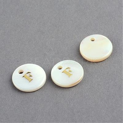 Freshwater Shell Pendants SSHEL-S249-F-1