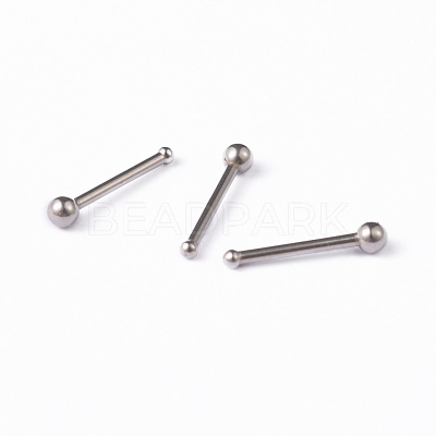 Tarnish Resistant 304 Stainless Steel Nose Studs AJEW-L056-24P-1