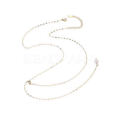 304 Stainless Steel Lariat & Y Necklace NJEW-OY002-31G-1