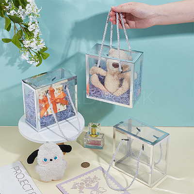 Foldable Hot Stamping Transparent PVC Packaging Boxes CON-WH0123-24B-01-1