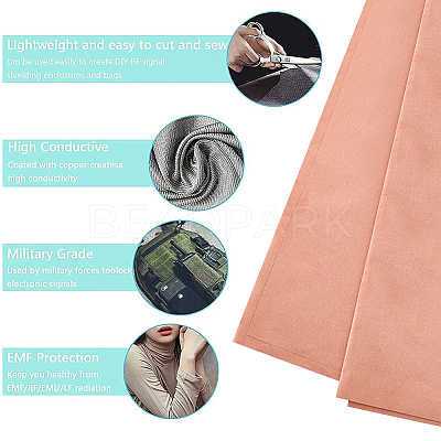 EMF Protection Fabric AJEW-WH0314-712E-05-1