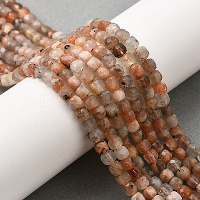 Natural Sunstone Beads Strands G-RM2025-C30-C-1