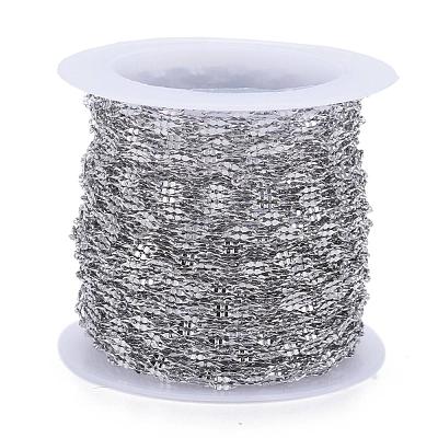Tarnish Resistant 304 Stainless Steel Cable Chains CHS-K001-87-1